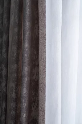 Портьера HOUSTON серая 260X275 CM 3