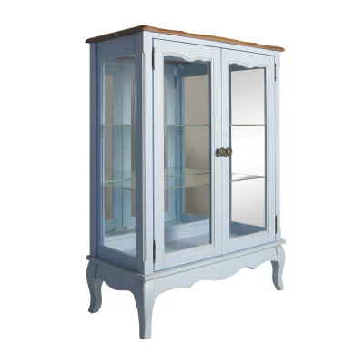 Шкаф для посуды двустворчатый Leontina Blue 80X37X106 CM 7