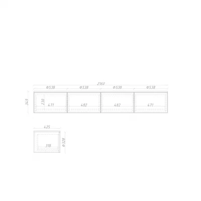 Тумба подвесная ML068 8