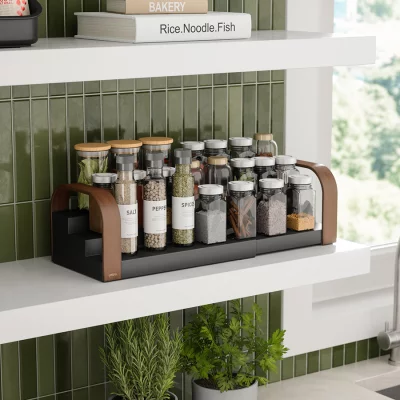 Полка для специй трехъярусная раздвижная Bellwood 32-61X13X16 CM 3
