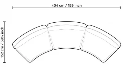 Модуль дивана Grand Avenue 145X100X72 CM 18