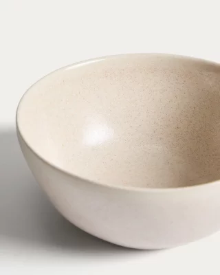 Бежевая керамическая миска Sermin 16X16X7 CM 3