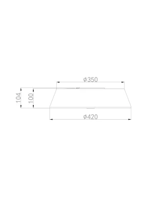 Потолочный светильник Элементы 42X10.4 CM 13