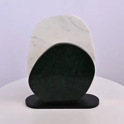 Настольный декоративный светильник Stoni Green Led 27X11X32 CM 8