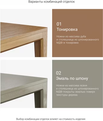 Обеденный стол Mavis 200X100X75 CM 6