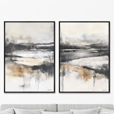 Композиция из двух репродукций картин на холсте Waiting for Spring 75X105 / 75X105 CM 8