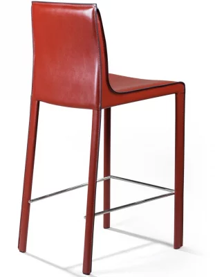 Стул полубарный Barrie 46X48X97 CM красный 5