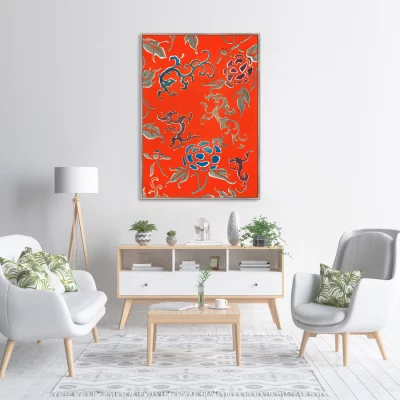 Постер Floral pattern 75X105 CM 3