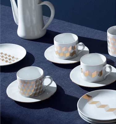 Набор из 4 блюдец Signature Chevron Ø16 CM 3