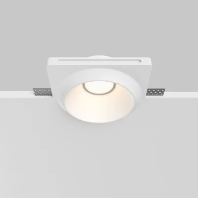 Встраиваемый светильник Gyps Modern квадратный белый 8