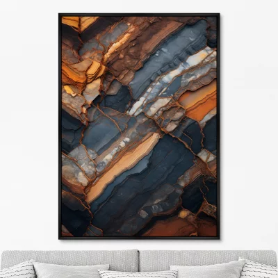 Постер на холсте Stone Color Palette 75X105 CM 6