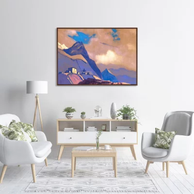 Постер Tibet At the Brahmaputra 105X75 CM 3