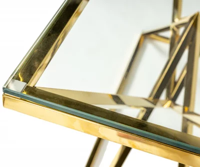 Консоль Pyramid 120X35X76 CM Gold  4