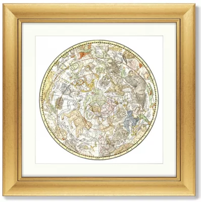 Диптих Sterrenkaart 61X61 / 61X61 CM 3