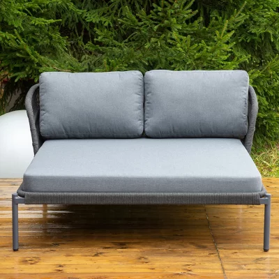 Лежак плетеный Позитано 159X152X74 CM 5