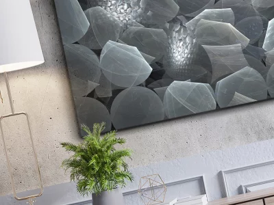 Стеклянный постер Polaris 120X120 CM 3