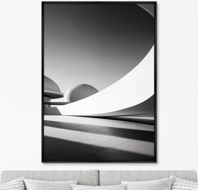 Репродукция на холсте Architecture Сurves of large arches 75X105 CM 6
