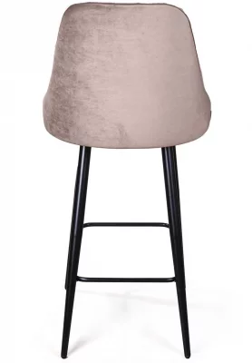 Стул полубарный Berg 47X50X99 CM пепельно-бежевый 5