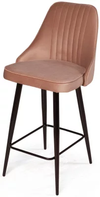 Стул полубарный Berg 47X50X99 CM бежевый 6