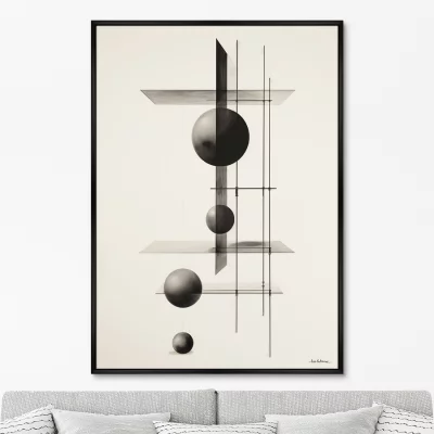 Постер на холсте Life of the mechanisms 75X105 CM 6