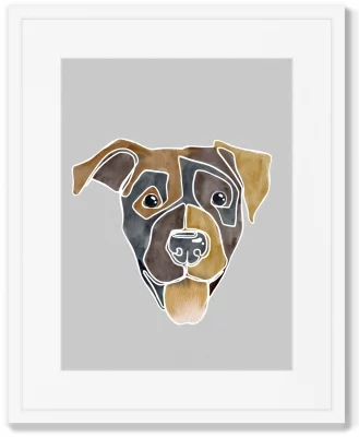 Постер Happy dogs No1 42X52 / 42X52 CM 3