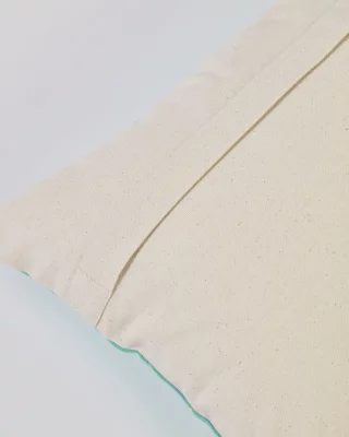 Наволочка Zale из 100% хлопка, бирюзовая с белыми треугольниками 30X50 CM 5
