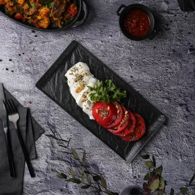 Платформа для закусок Black Raw Stellar 29X15 CM 3