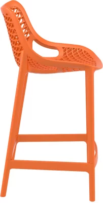 Стул пластиковый полубарный Air 44X51X95 CM оранжевый 5