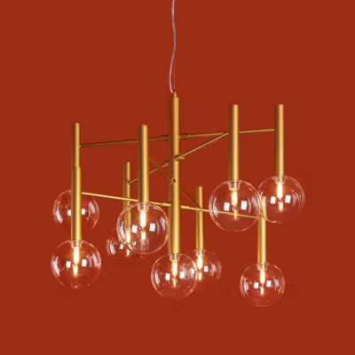 Потолочная люстра Люси 65X65X253.6 CM 4