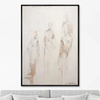 Постер на холсте Hockey players 75X105 CM 6