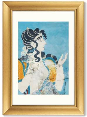 Набор из трёх постеров Ladies in Blue 51X71 / 51X71 / 51X71 CM 5