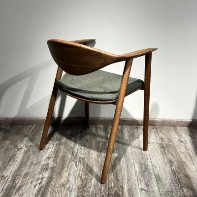 Подушка для стула Монако зеленая ткань 48X45X3 CM 4