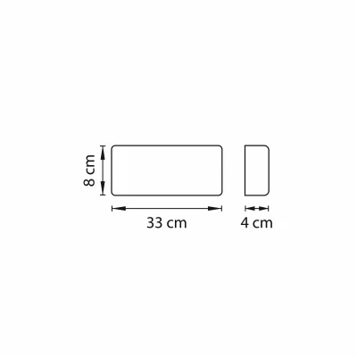 Настенный декоративный светильник Fiume 33X4X8 CM 6
