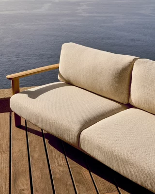Диван для патио из тика Tirant 212X96X76 CM 8