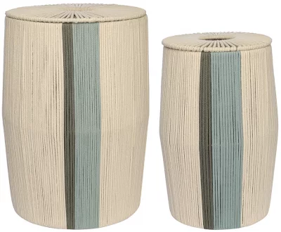 Корзина плетеная Conga Green Ethnic 31X31X48 CM 9