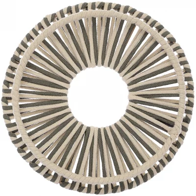Корзина плетеная Dholak Grey Ethnic 40X40X50 CM 10