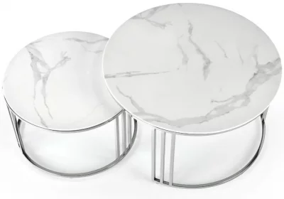 Комплект столиков Mercury 60X60X38 / 80X80X45 CM 3