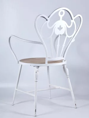 Кованое кресло Прованс 55X45X88 CM 4
