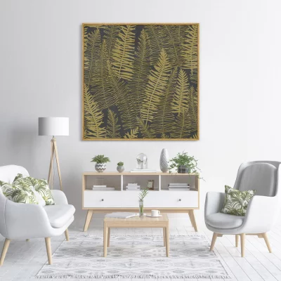 Постер Symphony of leaves 105X105 CM 3