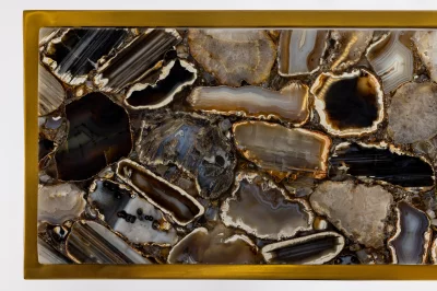Приставной столик Black Agate 45X23X59 CM 4