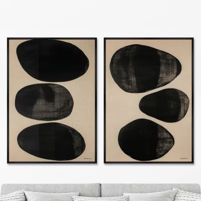 Композиция из двух репродукций картин на холсте Areas of Interest 75X105 / 75X105 CM 8