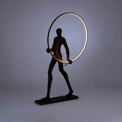 Напольный светильник Athlete With a Hoop 90X25X160 CM 6