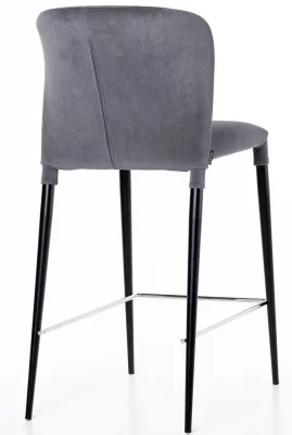 Стул полубарный Albert 44X55X99 CM светло-серый 3