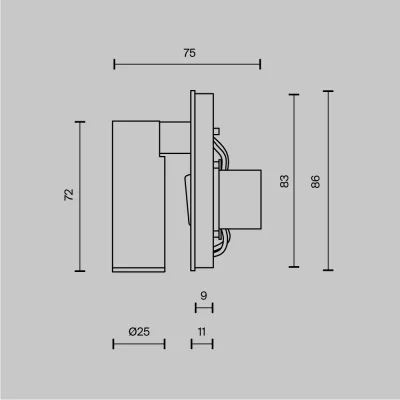 Настенный светильник Mirax 76X86X86 CM 5