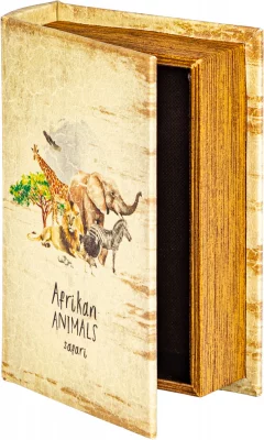 Шкатулка в виде книги Animals 14X5X20 CM 7