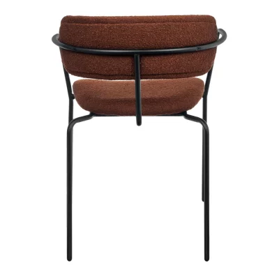 Комплект из 2 стульев Ant букле терракотовый 56X55X75 CM 5