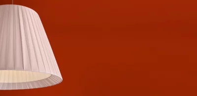 Подвесной светильник Pareo латунь, белый абажур 14