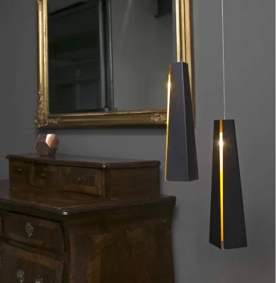 Подвесной светильник Pluma LED 8X8X36 CM чёрный 5