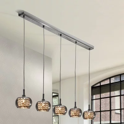 Линейный подвес с плафонами Arian LED 50X50X85 CM 3