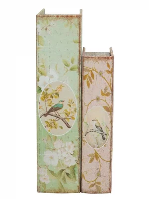 Набор из двух шкатулок в виде книг Morrigan 18X7X27 / 13X5X21 CM 6